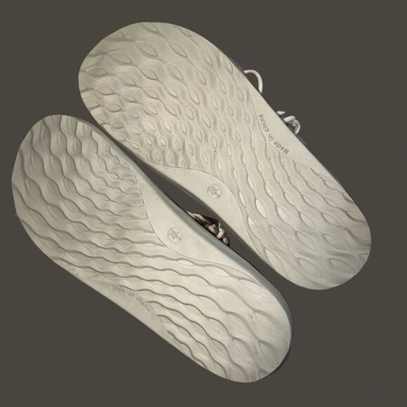 NEW  MEGNYA Womens Comf ROPE Sandal Braided cord Straps Tan Brown Cream Size 8 - Picture 7 of 7